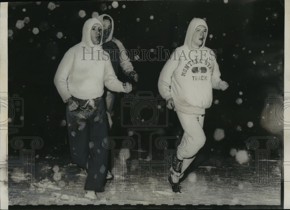 1960 Press Photo Champ Gene Fullmer in road work prep for bout vs Joey Giardello- Historic Images