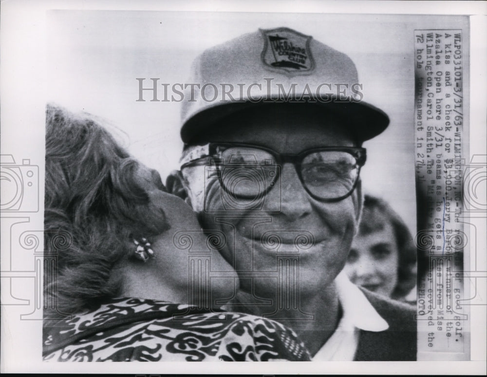 1963 Press Photo Jerry Barber wins Azalea Open at Wilmington NC - net27460 - Historic Images