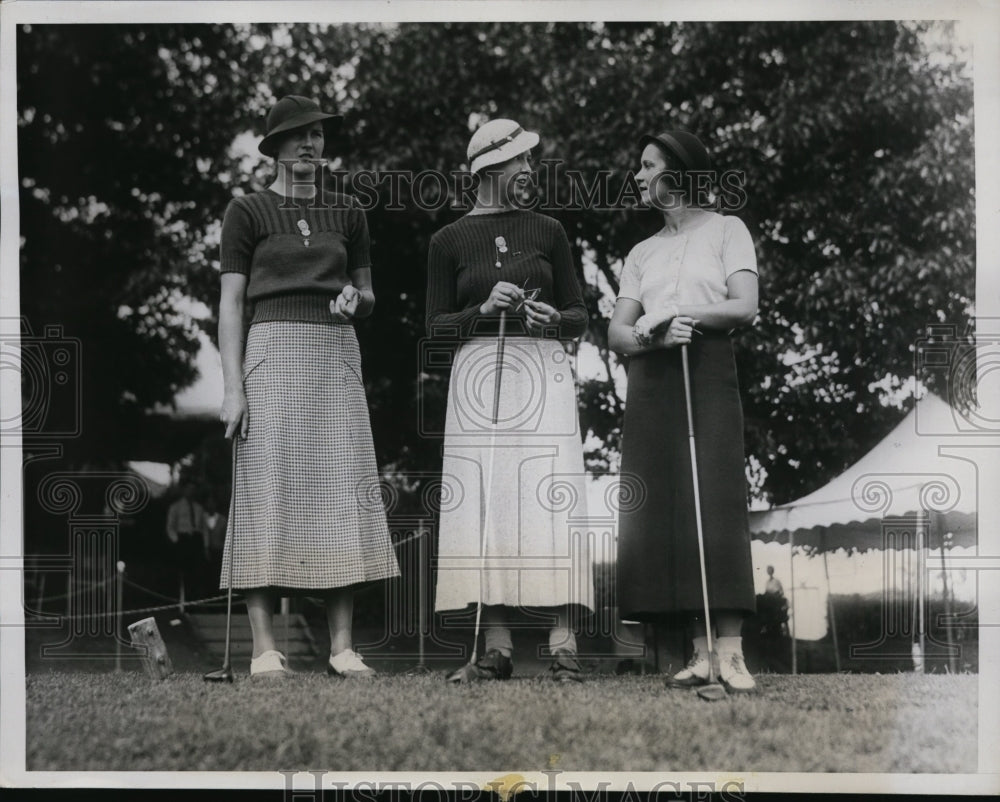 1934 Press Photo National Open at Whitemarsh PA Mrs Frank Goldthwaite- Historic Images