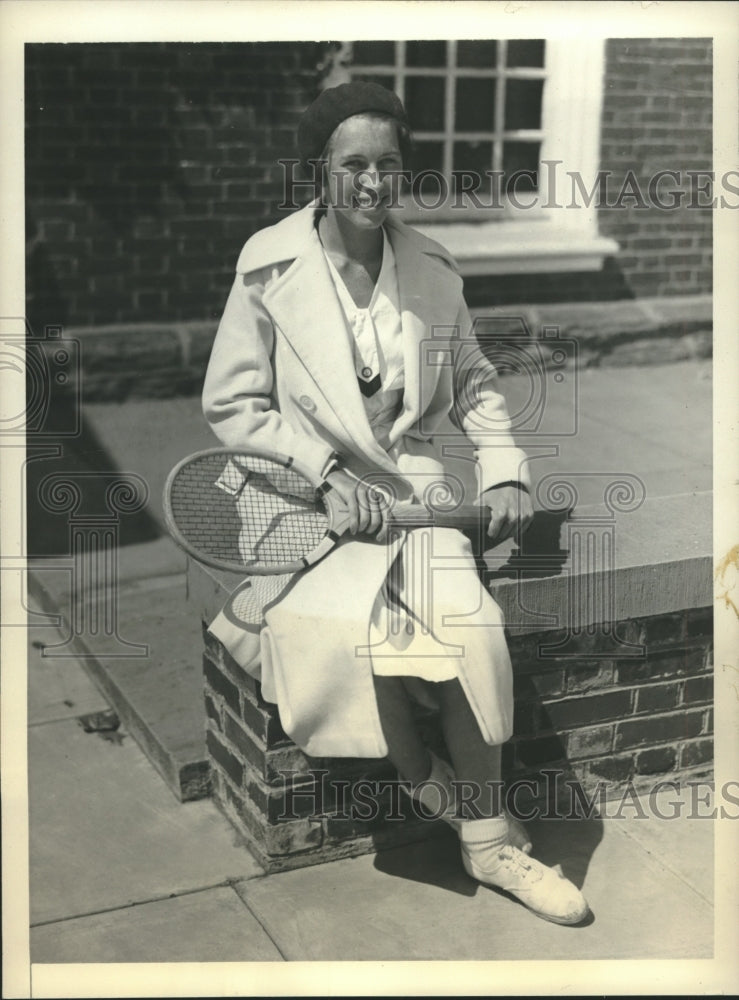 1931 Press Photo Women Tennis Stars Compete in Junior Girls' Tennis Tourney - Historic Images