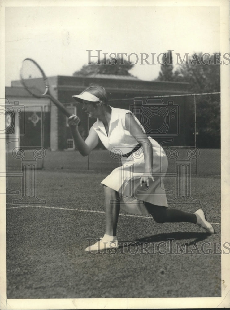 1931 Press Photo Alice Marble at Junior Girls Tennis Championships - net35047- Historic Images