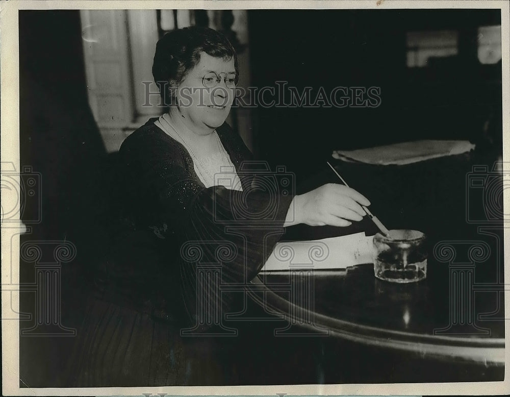 1925 Press Photo Mrs. Henry Hall Sinnanon, Alternate Delegate, Republican Conven - Historic Images