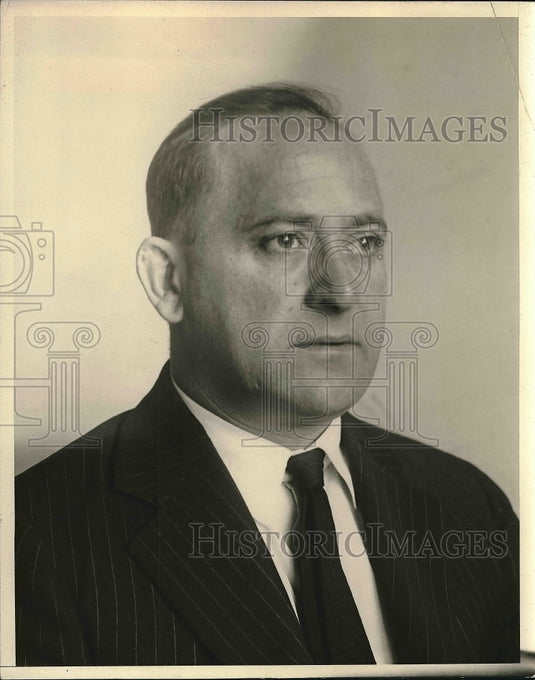 1924 Press Photo Fred Biehler, Pressman - Historic Images
