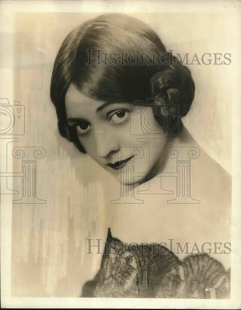 1929 Press Photo Ethel Louise Wright Soprano Soloist to be Heard on NBC Radio - Historic Images