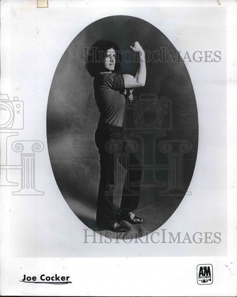 1970 Press Photo Joe Cocker, Singer - Historic Images