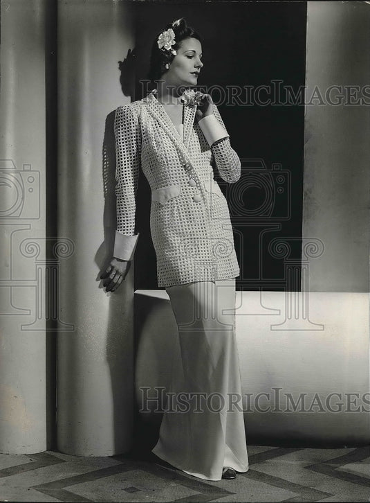 1937 Press Photo Fashions - nex01264 - Historic Images