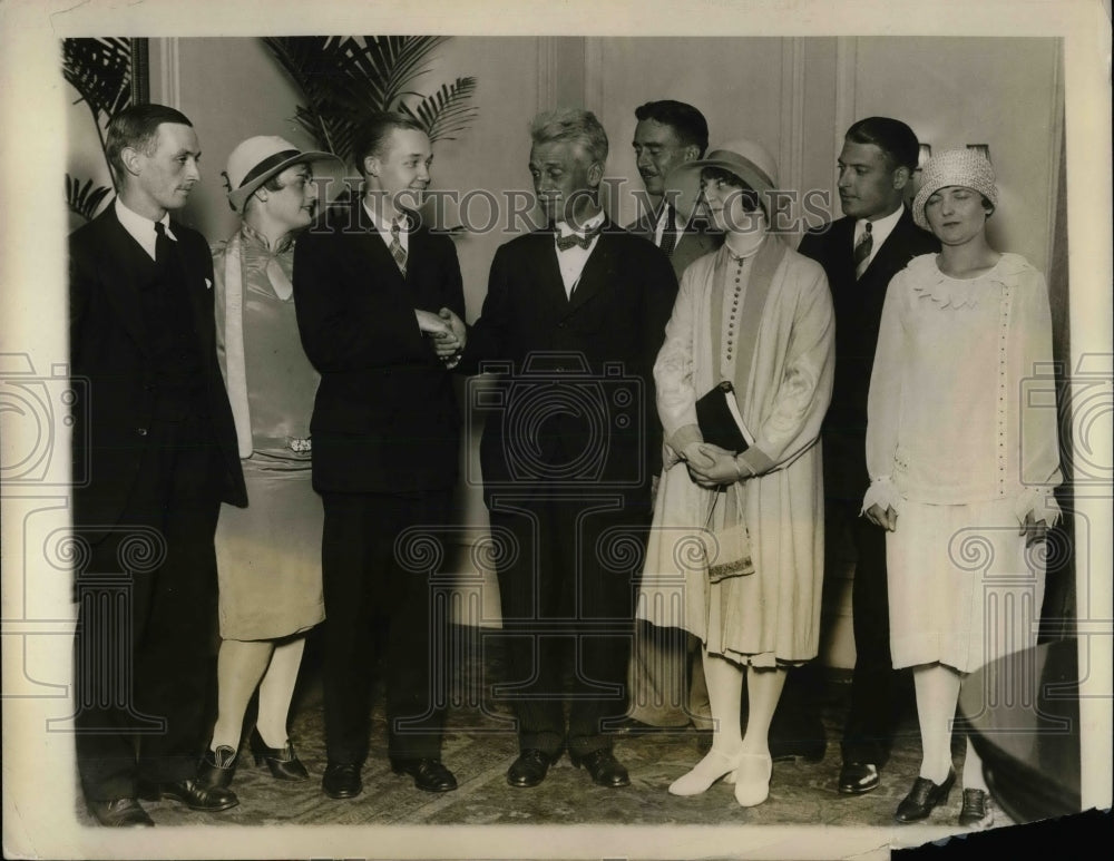 1926 Press Photo R. Child, D. Sachse, Eugene Ragsdale, Hiram Percy, C. Schneler - Historic Images