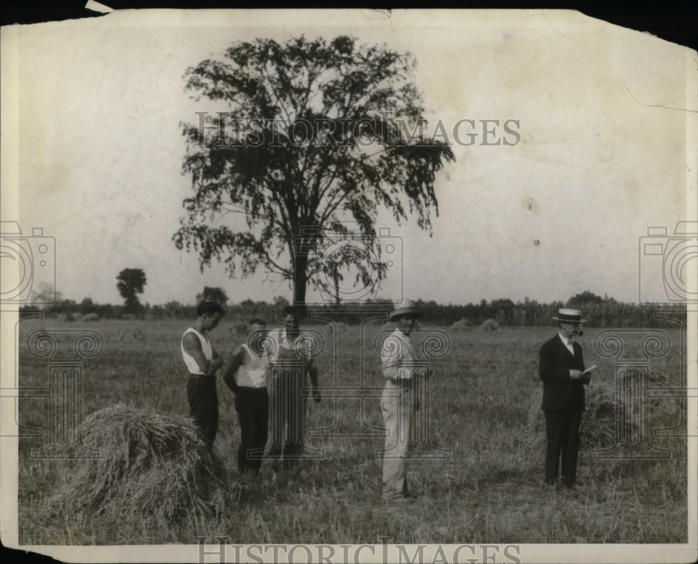 1930 Press Photo Herbert Williams Wheat Farm, Medina, Ohio, Murder Site - Historic Images