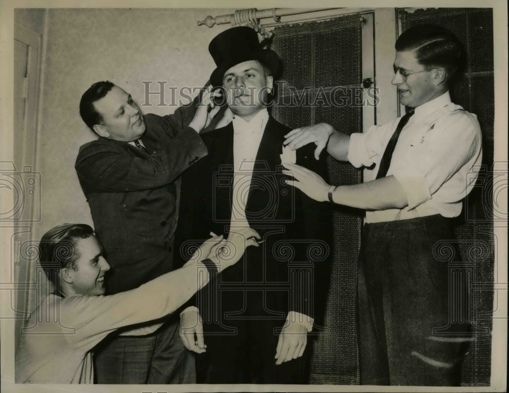 1941 Press Photo Donald Heimes, E. Lundeen, W. Larson, D. Clark, Minnesota Univ. - Historic Images