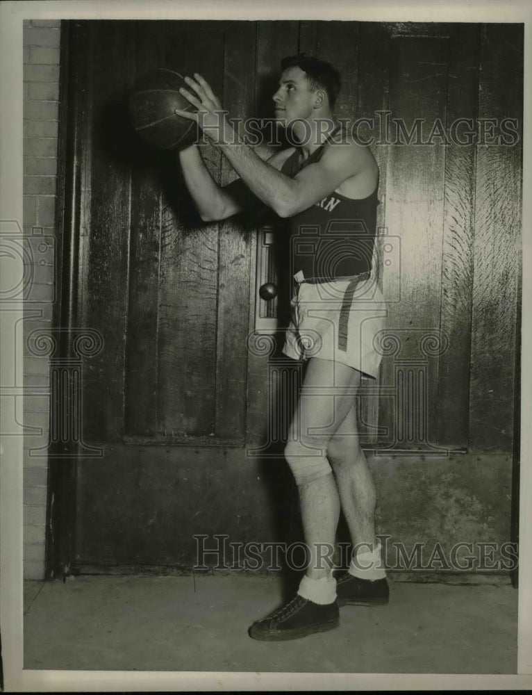 1927 Press Photo Rut Walters, Northwestern University Basketball - Historic Images