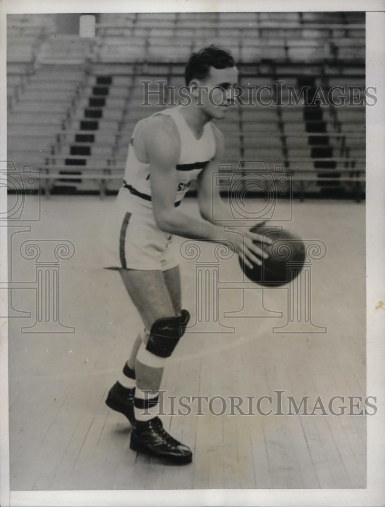 1931 Press Photo Lester Klempner of University of Pennsylvania Basketball - Historic Images