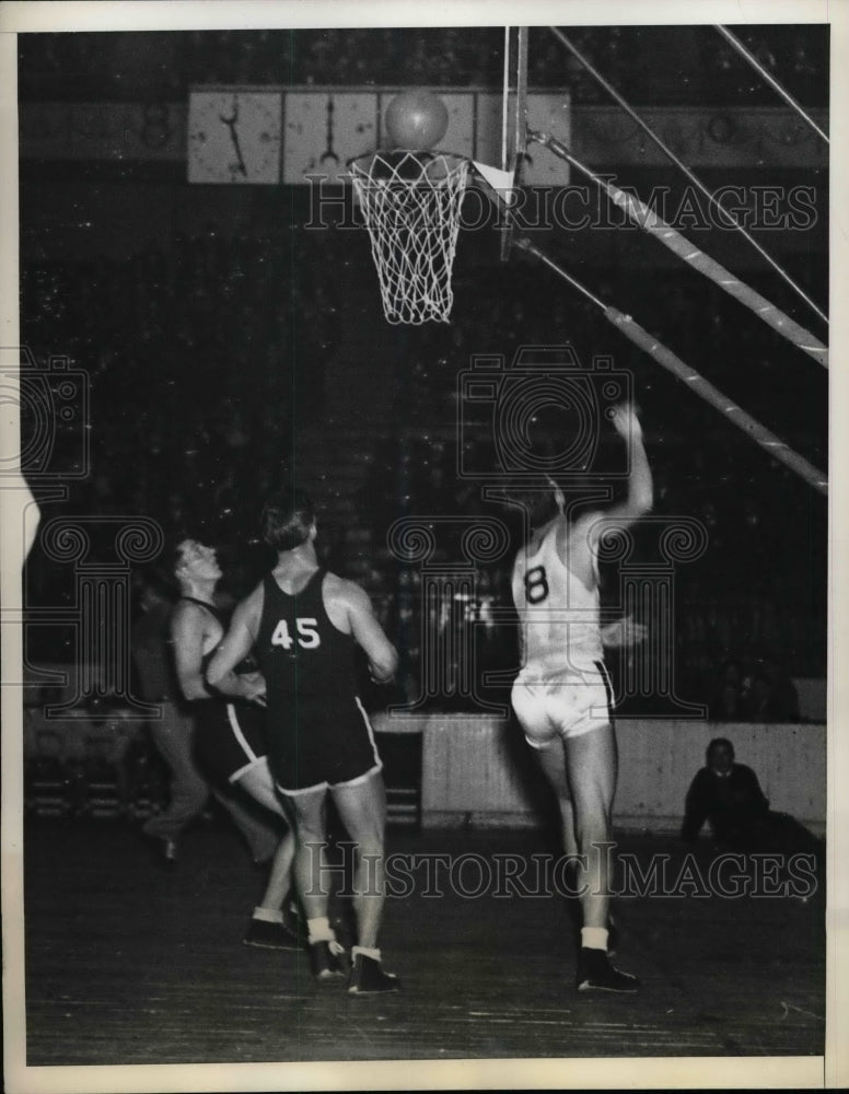 1935 Press Photo James Seward, Purdue University Basketball Center - Historic Images