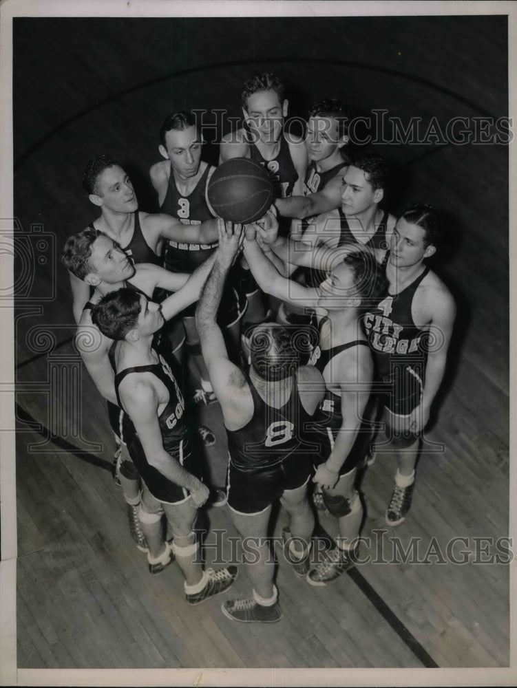1935 Press Photo City College of New York Team - Historic Images