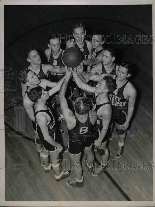 1935 Press Photo City College of New York Team - Historic Images