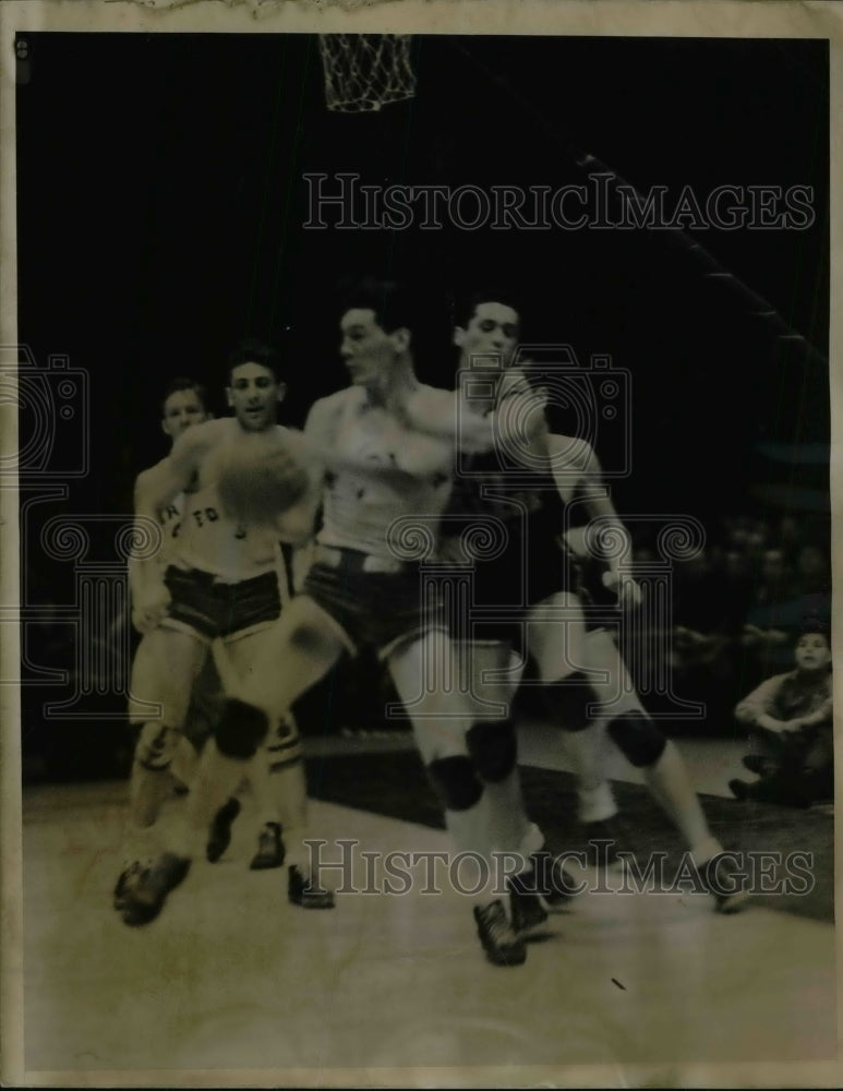 1936 Press Photo N. Young of Fordham Retrieves Ball - Historic Images