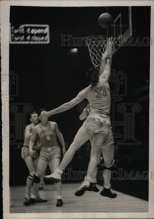 1938 Press Photo Art Unger of Colorado, Bill Lloyd of St. John's - Historic Images