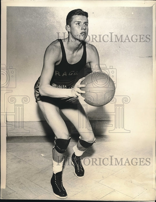 1937 Press Photo William Thompson, Forward of Syracuse University - Historic Images