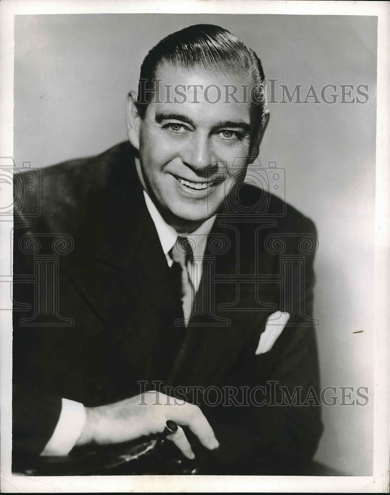 1950 Press Photo Morton Downey, Singer and Songwriter - Historic Images