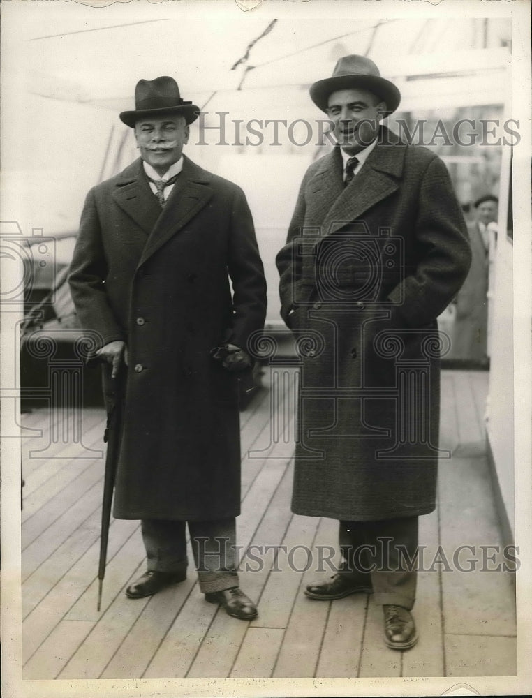 1927 Press Photo General Wilhelm Heye, German Army Commander, Hilmuth Heye - Historic Images