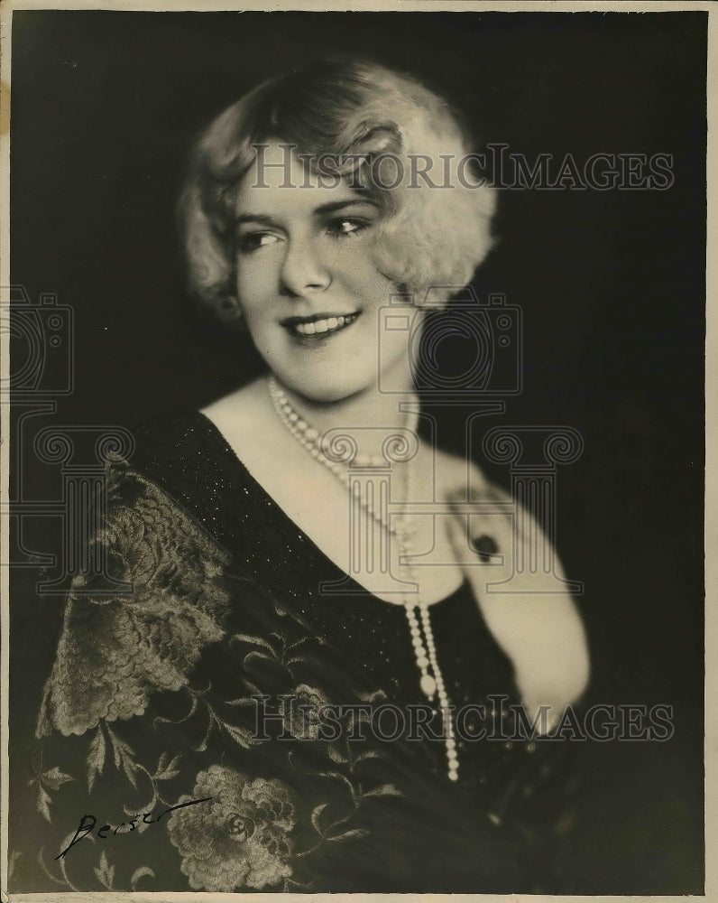 1929 Press Photo Pianist and Blues Singer Delight Ingold - Historic Images