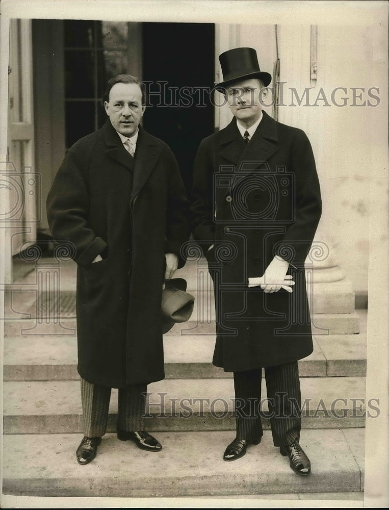 1930 Press Photo German Biographer Emil Ludwig to Write Lincoln Biography - Historic Images