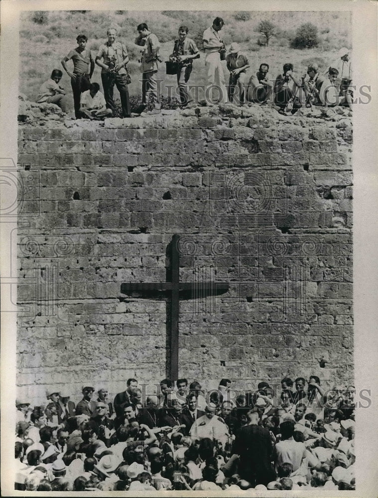 1967 Press Photo Pope Paul VI in Ephesus Turkey - Historic Images