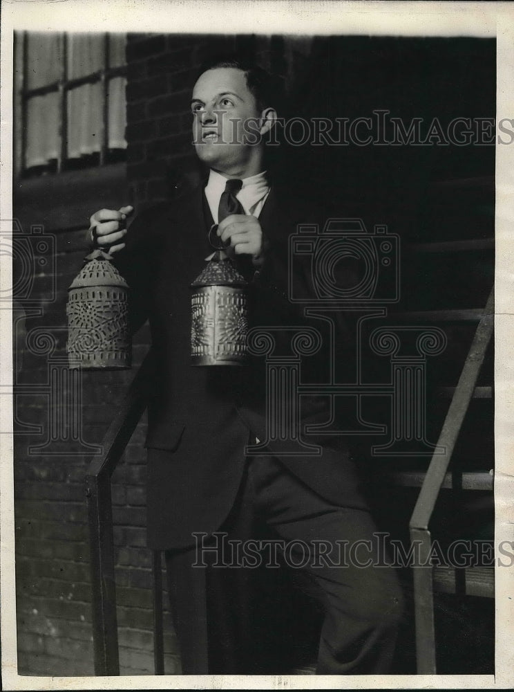 1928 Press Photo Edward Revere Little Decendant of Paul Revere ...