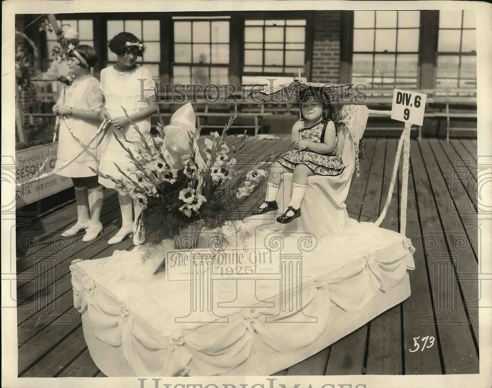 1925 Press Photo Beauty Pageant Atlantic City - Historic Images
