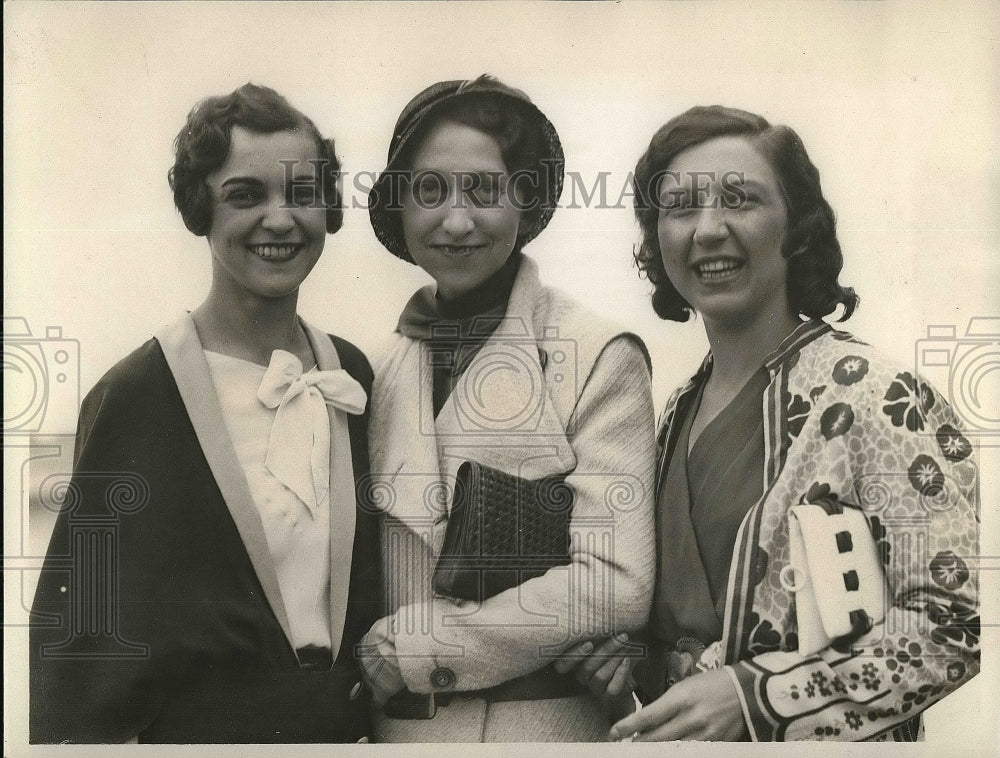 1932 Press Photo Teachers Ethel Lohman, Edna Martin, Barbara Hill - Historic Images