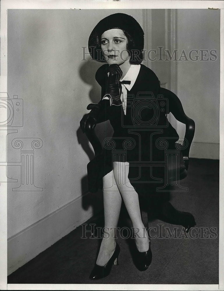 1932 Press Photo Mamita Coleman Hayes Dancer from Los Angeles - Historic Images