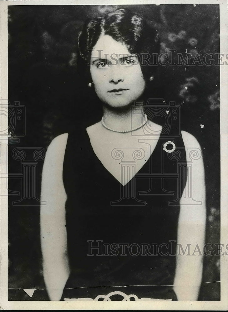 1931 Press Photo Virginia Harris Prince George Likes her - Historic Images