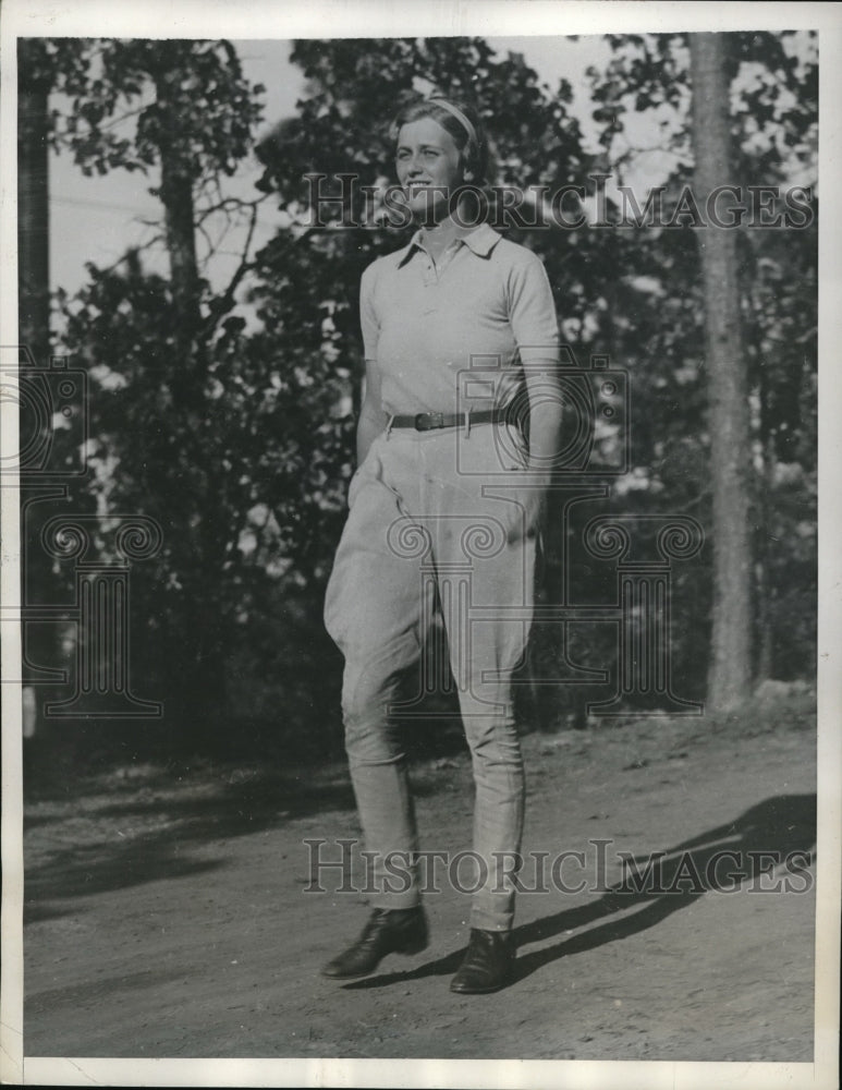 1932 Press Photo Mrs. Curtis Dall, daughter of President-elect Franklin D. - Historic Images