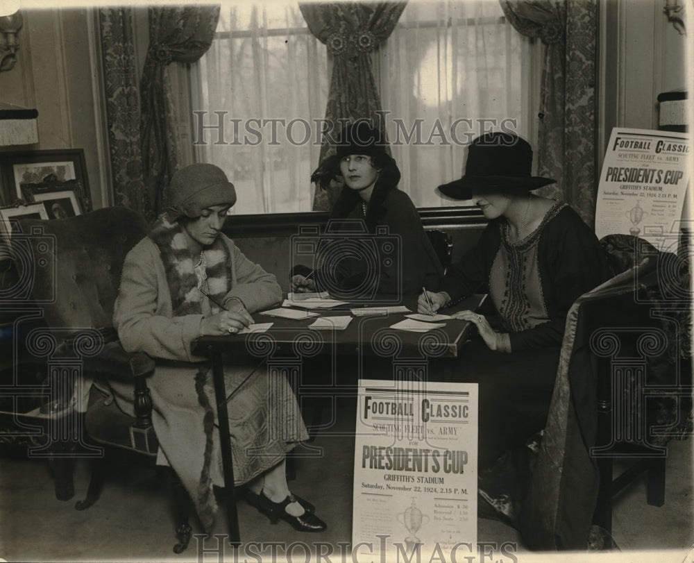 1924 Press Photo Washington Society sponsored Enlisted Men&#39;s Games - Historic Images