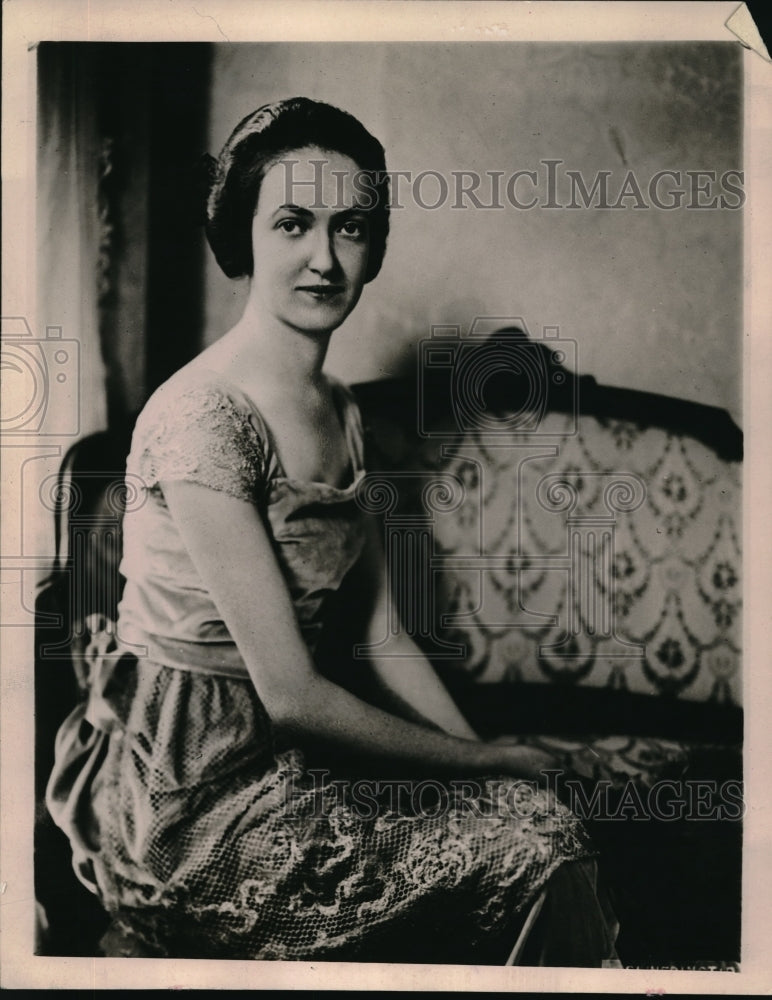 1920 Press Photo Barrine Drake, Daughter of Brigadier General Charles B. Drake - Historic Images