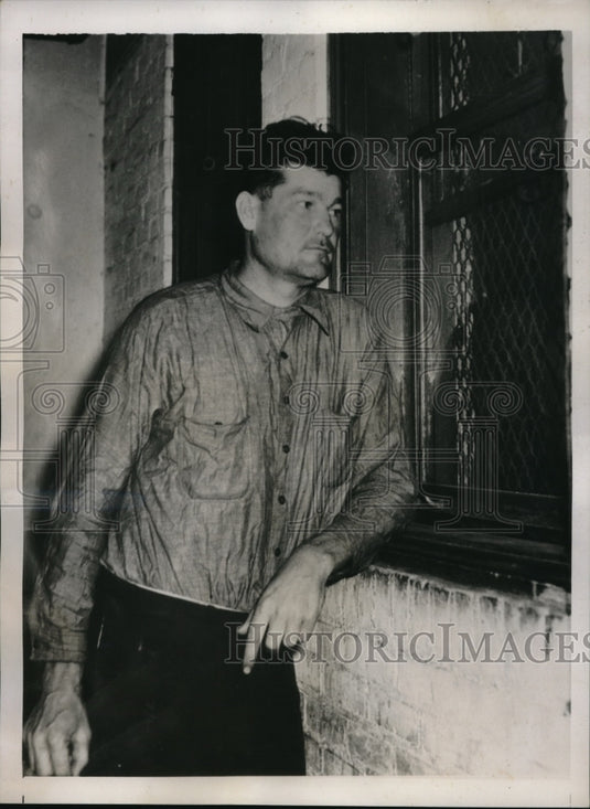 1935 Press Photo Louis Sapp strode into New Orleans hospital and shot to death - Historic Images