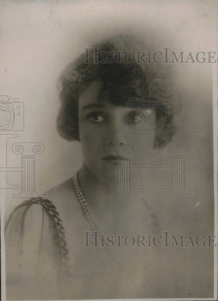 1922 Press Photo Mrs. C. L. N. Newall - Historic Images