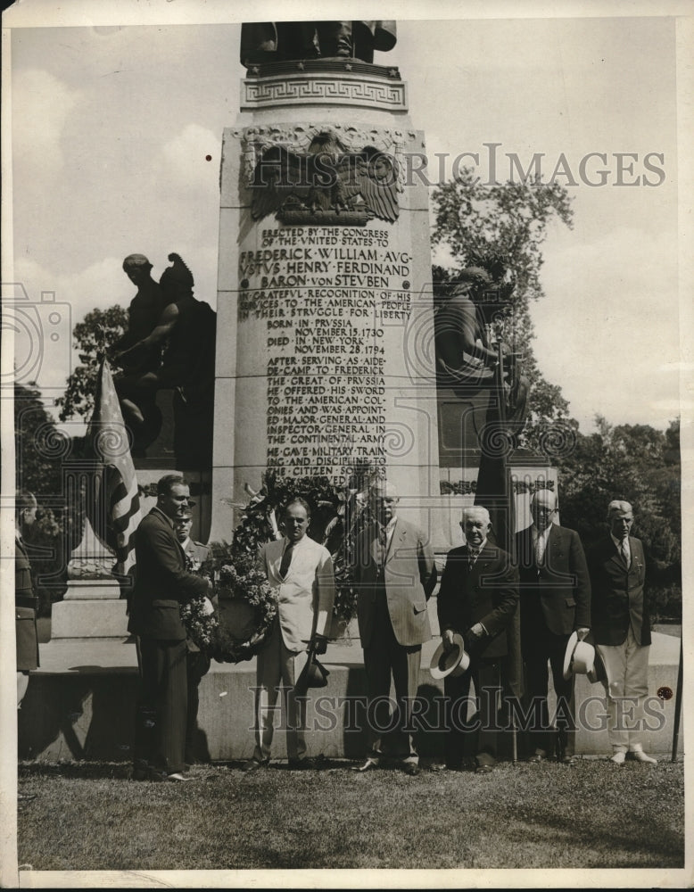 1930 Press Photo Washington Wolfgang Putlitz  F Trubee Davison and Frank Steel - Historic Images