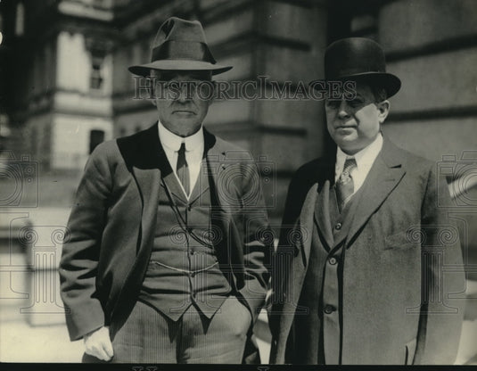 1923 Press Photo Commissioners to Mexico Charles W. Warren and John Barton Payne - Historic Images