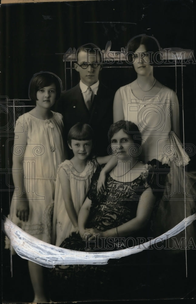 1926 Press Photo First lady of Georgia Lamartine G. Handman and Family - Historic Images