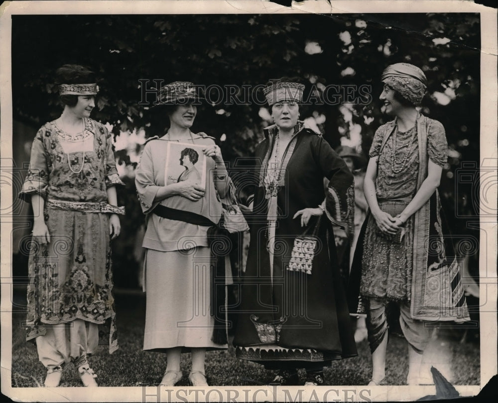 1922 Press Photo Washington Women Society arrange Charity Garden Fete. - Historic Images