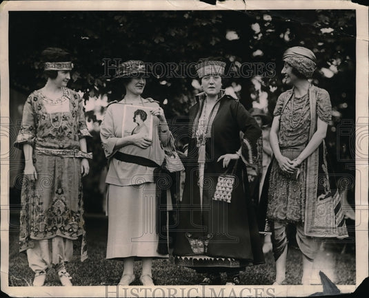 1922 Press Photo Washington Women Society arrange Charity Garden Fete. - Historic Images