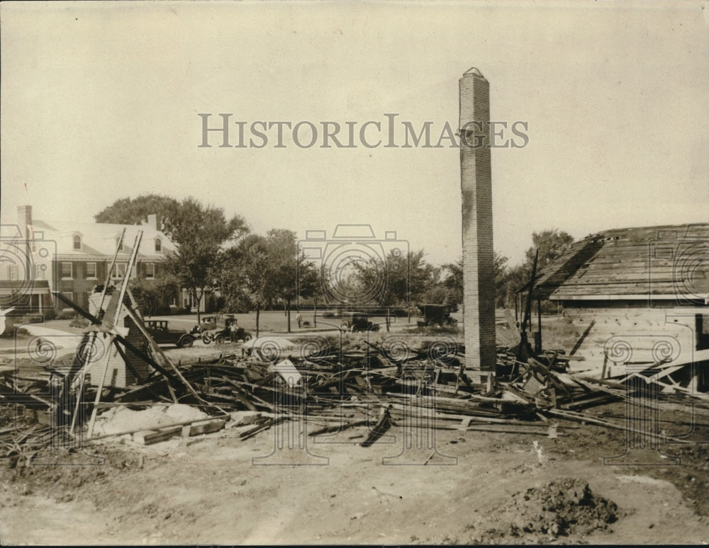 1925 Press Photo Explosion in Kansas City - Historic Images