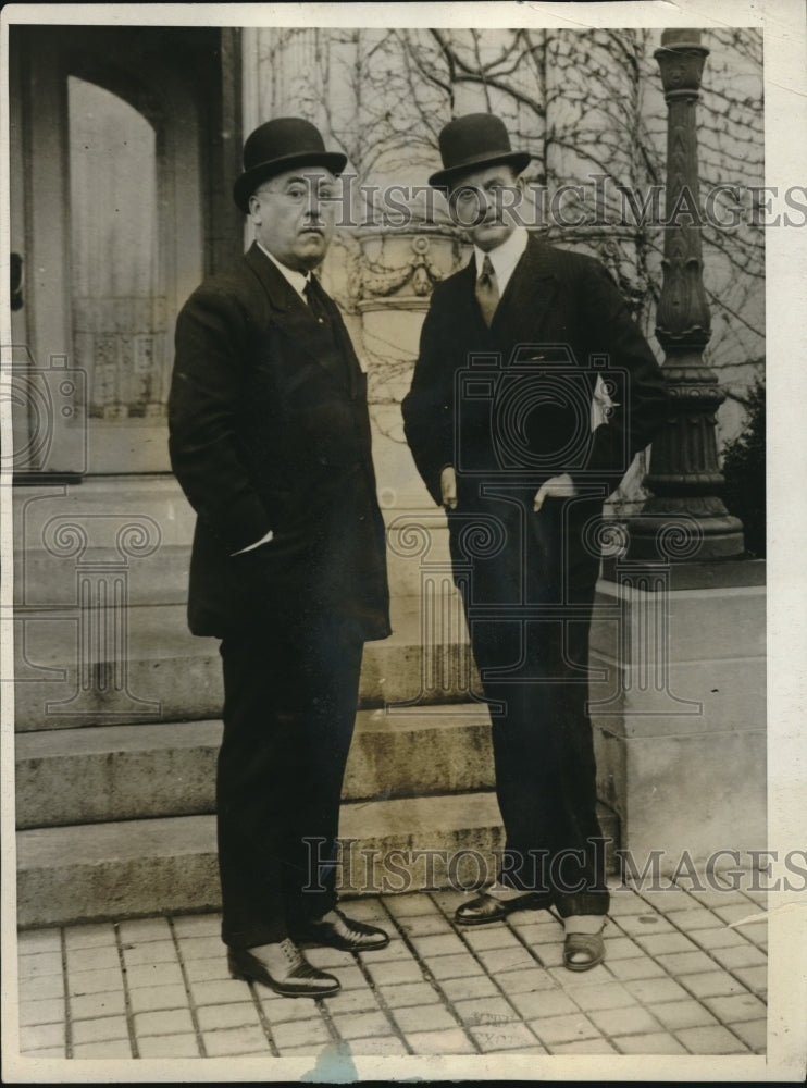 1925 Press Photo Spanish US Ambassadors Don Juan Riano and Ogden Hammond - Historic Images