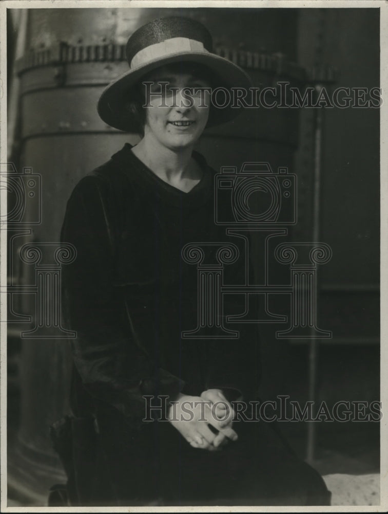 1918 Press Photo Frances Margaret Anderson of Australia arrives in U.S. - Historic Images