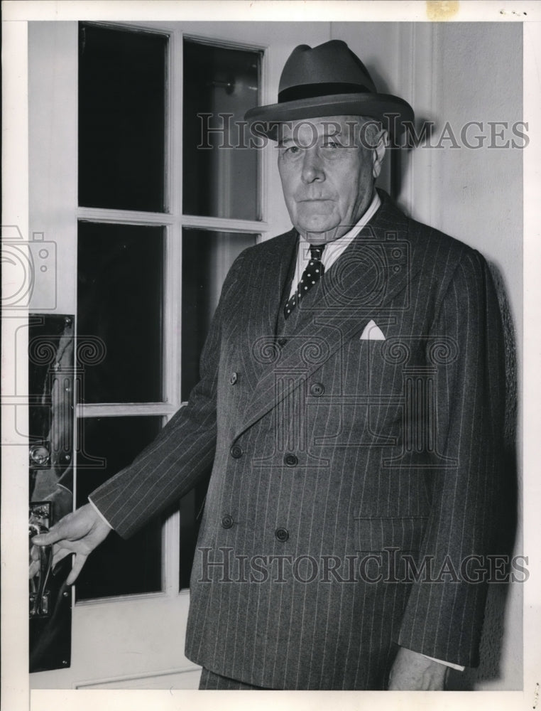 1948 Press Photo Myron Taylor ,US envoy to Vatican - Historic Images