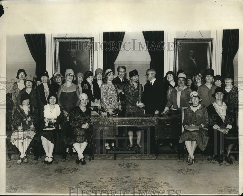 1929 Press Photo Women Of National Federation Of Business & Professional Women - Historic Images