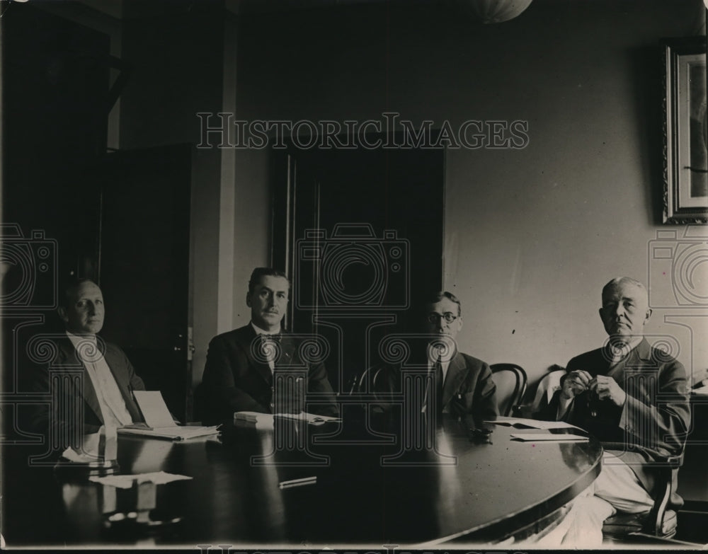 1920 Press Photo Federal Waterpower Commission Holds First Meeting In Wash DC - Historic Images