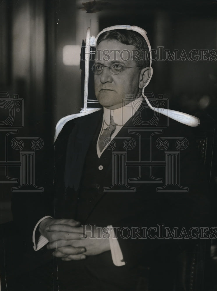 1921 Press Photo Senator George H Moses of Joint Committee on Printing - Historic Images