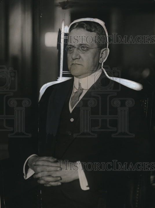 1921 Press Photo Senator George H Moses of Joint Committee on Printing - Historic Images