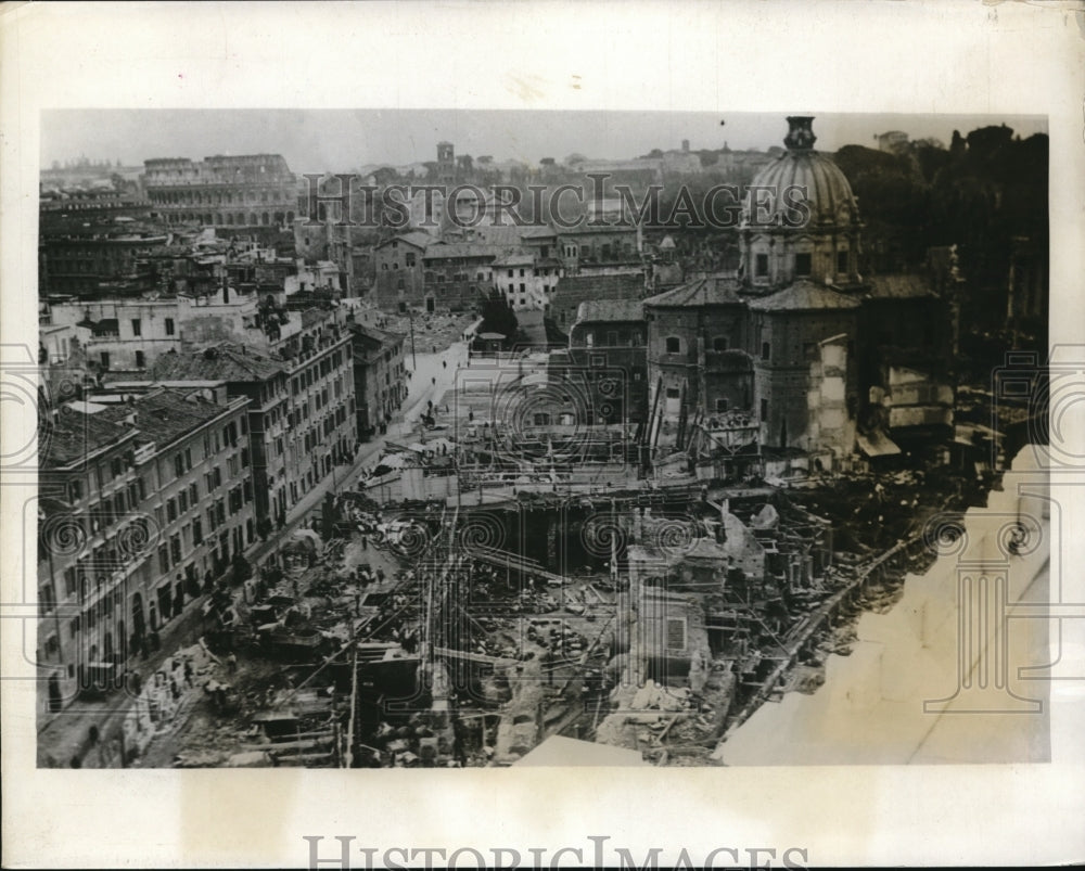 1932 Press Photo Italian Government Conducts Restoration Program Colli - Historic Images